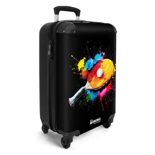 Tafeltennis met felle kleuren NBS - Handbagage koffer - Unisex middel -productfoto_3d