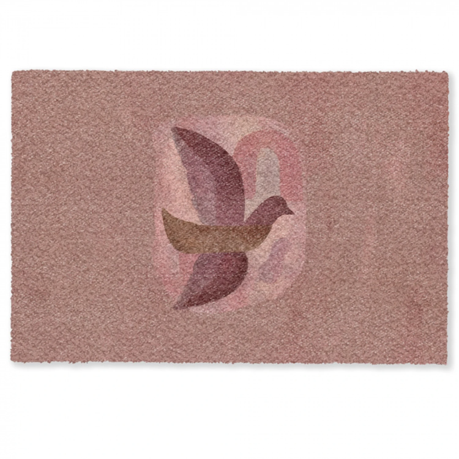 Illustratie - Vogels - Abstract - Roze Deurmat klein -zkaufland3d