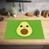 Avocado - Groen - Speels Inductie beschermer vinyl 3mm klein -sfeer5