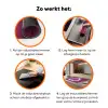 I liked it so it's mine - Neon hart - Roze Inductie beschermer vinyl 3mm klein -zzzzzzz-td-werking