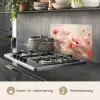 Bloemen - Watercolor - Roze - Abstract - Kunst keuken achterwand spatscherm klein -usp_NL