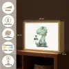 Draak - Wees moedig - Quote Light Box met batterij (Wandlamp kind) middel -USP_websiteoverzichtNL
