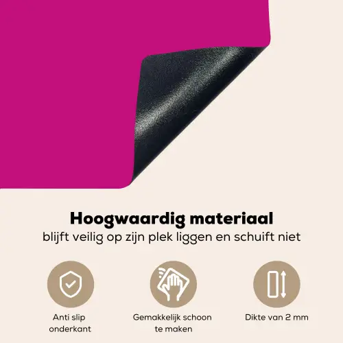 Focus on the good - Roze - Simple Inductie beschemer met haakjes klein -ky-onderkant-nl
