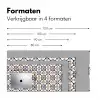 Klassiek - Patroon - Kleurrijk Muismat XXL klein 681 -sfeer5