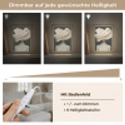 Vrouw - Beige - hoed Light Box met kabel (Tafellamp) klein -USP_dimbaarDE
