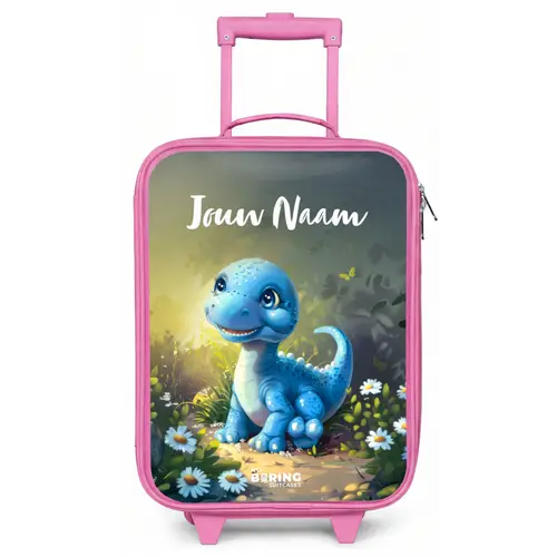 Branco Brontosaurus Kinderkoffer - Roze klein -zz3dotto
