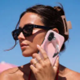 Flamingo - Portret - Roze Toughcase MagSafe Apple iPhone 17 klein -Sfeer2V