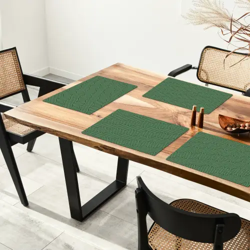 Groen - Strepen - Patroon Placemat vinyl groot 368 -zzsfeer4_Kitchenyeah-website
