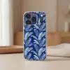 Blad - Palm - Blauw Telefoonhoesje iPhone 17 Pro klein 878 -sfeer2