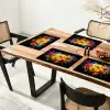 Spaghetti - Graffiti - Verf - Kleurrijk - Eten - Modern Placemat vinyl groot -zzsfeer4_Kitchenyeah-website