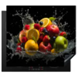 Fruit - Appel - Sinaasappel - Rode vruchten - Water Inductie beschermer vinyl 3mm middel -3d