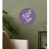 Tak - Sierlijk - Bladeren - Minimalistisch Wandcirkel plexiglas klein -sfeer3