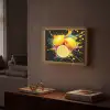 Citroen - Graffiti - Kleurrijk - Verf - Modern Light Box met batterij (Wandlamp) middel -sfeer1
