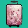 Eenhoorn - Roze - Vlinder - Bloemen Kinderkoffer - Zwart klein -zzz_website3d_nbs