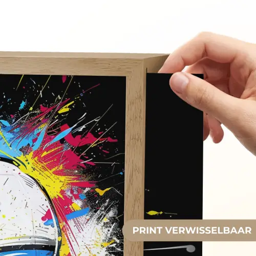 Graffiti - Sport - Volleybal - Bal Light Box met batterij (Wandlamp) middel -USP_websiteprintNL