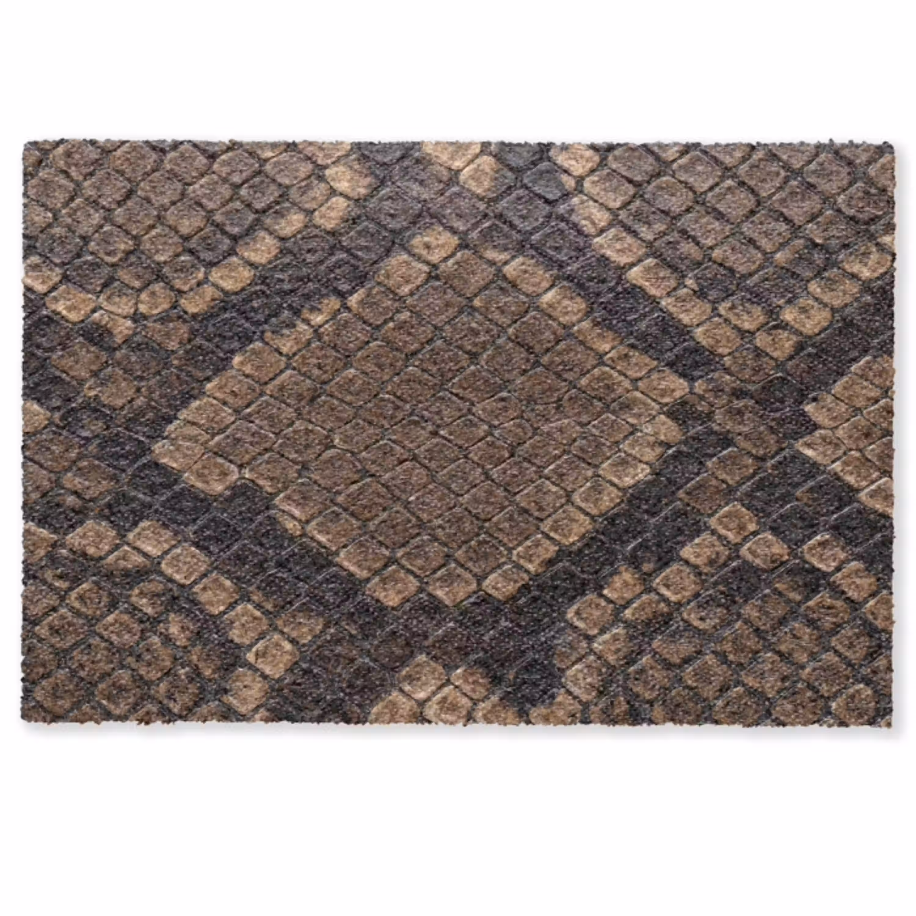 Python - Schubben - Brons Deurmat klein -zkaufland3d