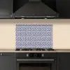 Oceaan - Bubbel - Blauw - Wit keuken achterwand spatscherm klein 900 -sfeer1