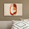Illustratie - Abstract - Vormen - Rood canvas 2cm klein -sfeer3