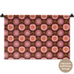 Retro - Madelief - Roze Wandkleed katoen klein 269 -t3d_DE