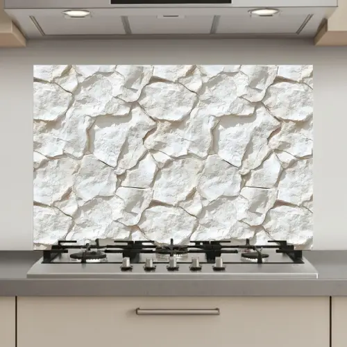 Structuur - Rots - Wit keuken achterwand spatscherm klein 900 -3d_website