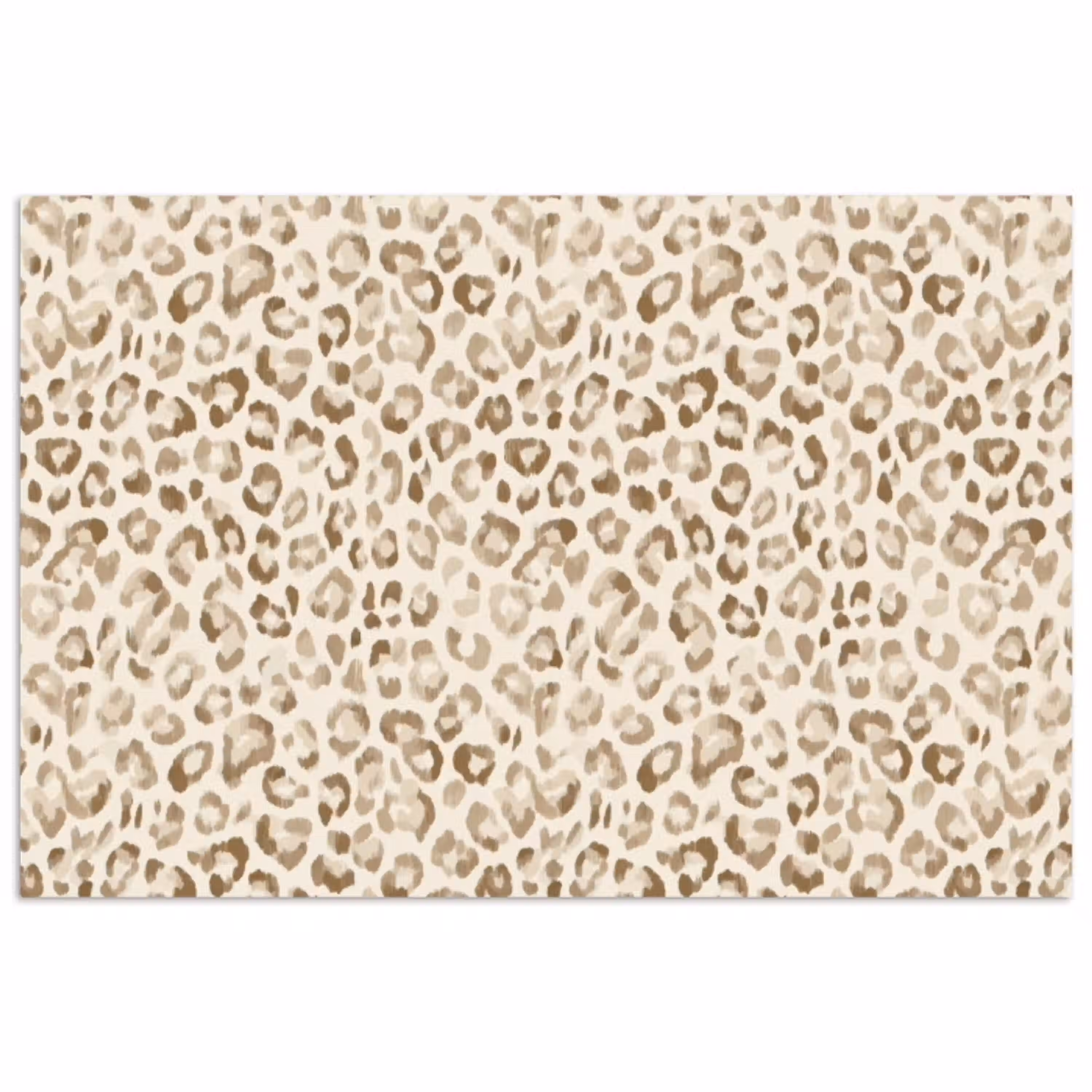 Luipaard - Klassiek - Beige poster papier klein 62 -3d