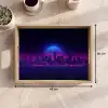 Skyline - Zon - Neon - Rasterpatroon Dienblad Rechthoek middel -USP_Formaat