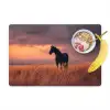 Paard - Wolken - Open veld Placemat vinyl groot -zzzproduct_Kitchenyeah-website