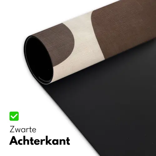 Geometrisch - Geweven structuur - Modern Muismat XXL klein -sfeer2