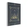 Moskee - Islam - Goud - Ramadan - Islamitische PET vilt klein -3d