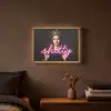 Ironisch - Tekst - Neon Light Box met batterij (Wandlamp) middel -sfeer4