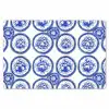 Cirkels - Bloemen - Blauw Placemat vinyl groot 368 -zzsfeer1_Kitchenyeah-website