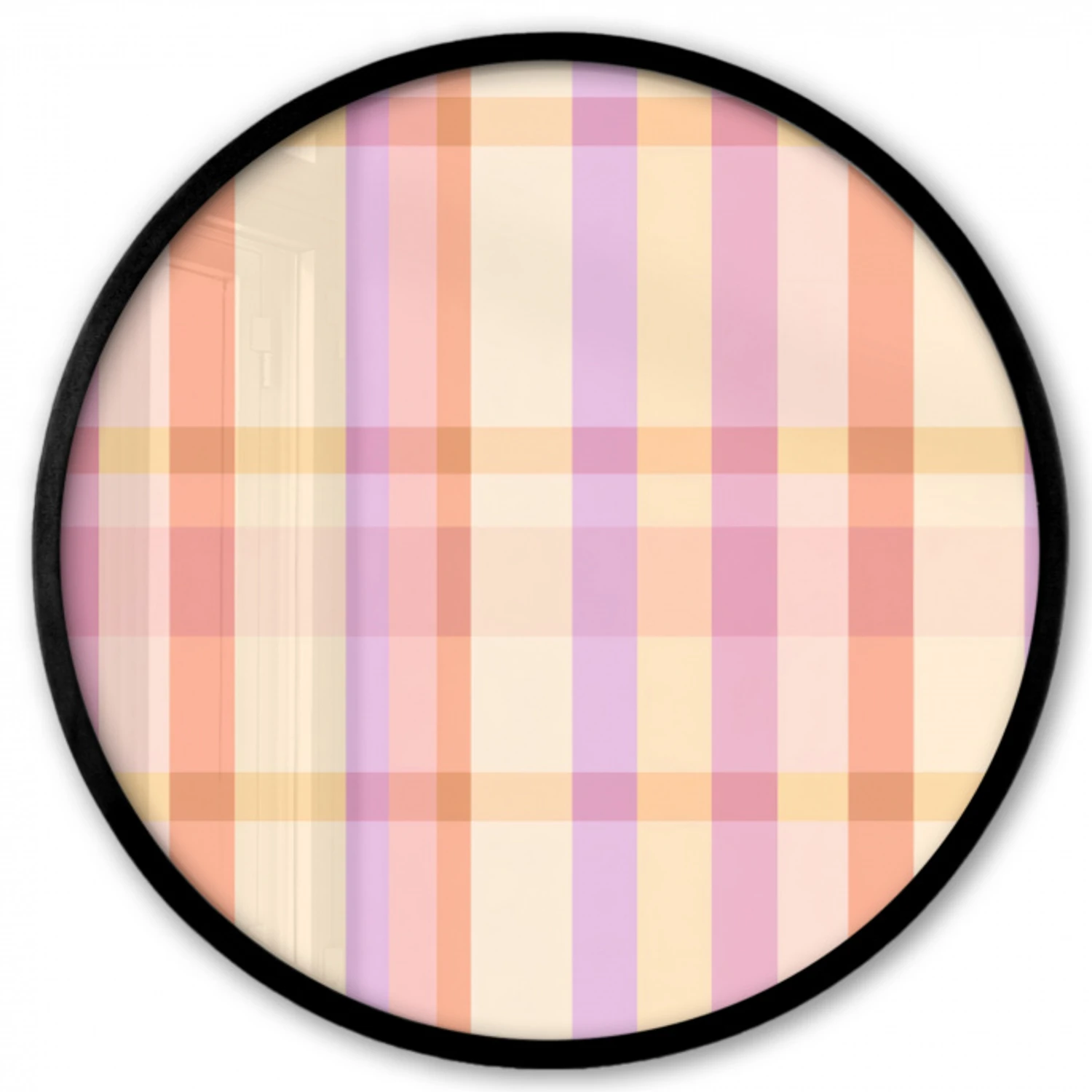 Pastel - uitpatroon - Geometrisch Fotolijst rond zonder passe partout klein 856 -3d