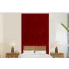 Rood - Vogel - Patroon fotobehang vinyl groot 64 -bed