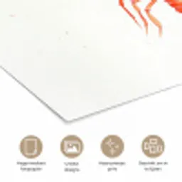 Kreeft - Waterverf - Aquarel - Oranje poster papier klein -closeup_NL
