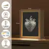 Aardbei - Zaadstructuur - Realistisch Light Box met kabel (Tafellamp) klein -USP_NL