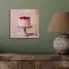 Taart - Pink - Cherry aluminium wit klein -sfeer2