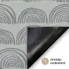Grijs - Bogen - Patroon Deurmat klein 898 -antislip_NL