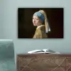 Meisje met de parel - Schilderij - Oude meesters - Vermeer canvas 2cm klein -sfeer4