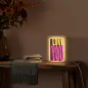 Love - Tekst - Roze - Valentijn Light Box met kabel (Wandlamp) klein -sfeer4
