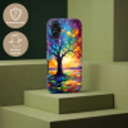 Boom - Landschap - Natuur - Abstract - Kleurrijk Toughcase MagSafe Apple iPhone 17 klein -USP_PrintM_NL