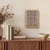 Stippen - Patroon - Bruin Light Box met kabel (Tafellamp) klein 925 -sfeer2