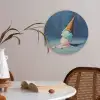 Ijshoorn - Bolletjes - Smelt - Roze Akoestische PET Vilt - Rond klein -sfeer3
