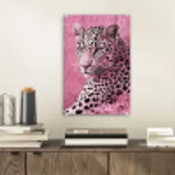 Panter - Luxe - Roze plexiglas 5mm klein -sfeer1