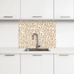Minimalistisch - Patroon - Terracotta keuken achterwand 2 middel 865 -3d