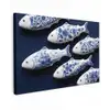 Vissen - Delfts - Blauw - Keramiek canvas 2cm klein -z3d