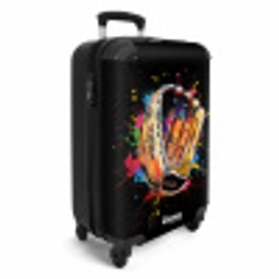 Honkbalhandschoen met graffiti NBS - Handbagage koffer - Unisex middel -productfoto_3d