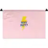 Why not - Bliksem - Roze Wandkleed katoen klein -zz3d