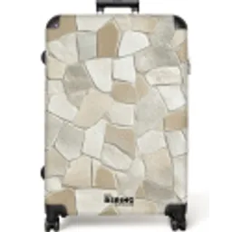 Mozaïek - Stenen - Beige NBS - Large koffer - Volwassenen Unisex groot -zzzzzzzzkaufland2