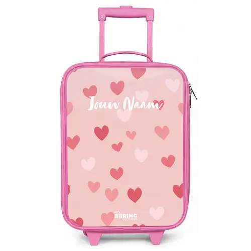 Hartjes Kinderkoffer - Roze klein -zz3dotto