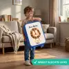 Lamar Leeuw Kinderkoffer - Blauw klein -sfeer2_NL